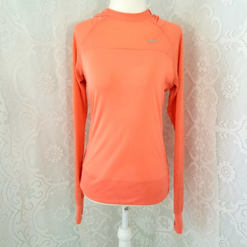 Nike Dri  Fit Hooded Long sleeve shirt